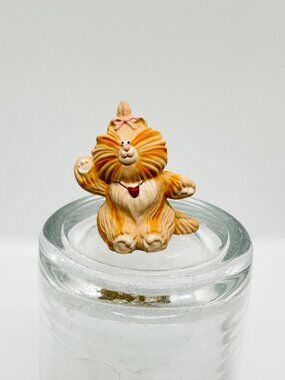 Vintage Hallmark 80's Purrsonality Cat Cats Taffi Ginger Funny Girl Heart